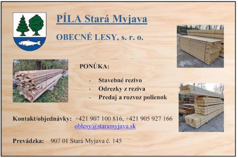 ponuka reziva
